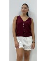 TOP LINA BURDEOS