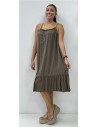 VESTIDO LARISA MARRON