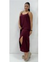 VESTIDO JIMENA BURDEOS