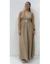 VESTIDO SELENE CAMEL