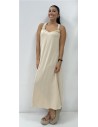 VESTIDO SARITA BEIG