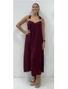 VESTIDO JADE BURDEOS