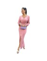 VESTIDO CAMPANELA ROSA