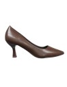 ESTILETO TACON MEDIO MARRON