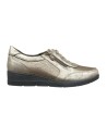 ZAPATO CUÑA ELASTICOS BRONCE