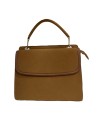 BOLSO MEDIANO SOLAPA MARRON