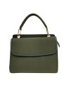 BOLSO MEDIANO SOLAPA VERDE