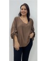 BLUSA PEPI MARRON