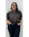 CAMISA LISBOA MARRON