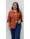 CAMISA AGATA TEJA