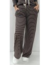 PANTALON GRETA MARRON