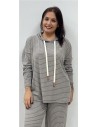 SUDADERA GRETA GRIS