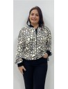 SUDADERA ANIMAL PRINT BEIG