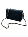 CARTERA NAPA ACOLCHADA NEGRO