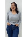 JERSEY BASIC CANALE GRIS