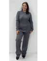 CONJUNTO AMANDA GRIS OSCURO