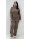 CONJUNTO AMANDA MARRON