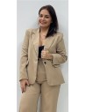 CHAQUETA BOTON CAMEL
