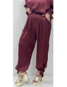 PANTALON GIRONA LAZOS BURDEOS