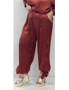 PANTALON GIRONA LAZOS TEJA