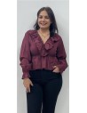 CAMISA OSLO BURDEOS