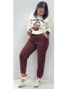 PANTALON TOKIO BURDEOS