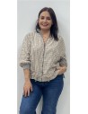 SUDADERA CUADROS GRIS