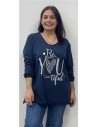 CAMISETA BE YOU MARINO