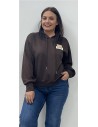 SUDADERA OSO MARRON