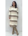 VESTIDO TUNEZ CAMEL