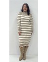 VESTIDO DAKAR TAUPE