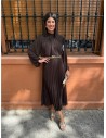 VESTIDO PATRICIA MARRON