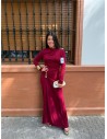 VESTIDO VARSOVIA BURDEOS