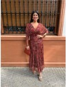 VESTIDO AMARELIS MARRON