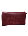 BOLSO CARTERA NAPA BIM BURDEOS