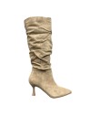 BOTA ARRUGADA SERRAJE TAUPE