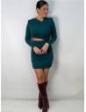 VESTIDO LUXURY PETROLEO