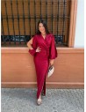 VESTIDO ANDRIU BURDEOS