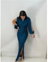 VESTIDO ANDRIU PETROLEO