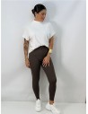 LEGGIN VELAN MARRON