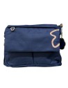 BOLSO NYLON SOLAPA NUBE MARINO