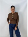 TOP SOL MARRON