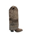 BOTA TACHUELAS MARRON