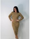 VESTIDO ELISA CAMEL