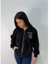 SUDADERA HARVARD NEGRO