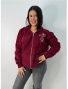 SUDADERA HARVARD BURDEOS