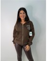 SUDADERA HARVARD MARRON