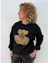 SUDADERA OSO NEGRO