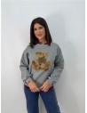 SUDADERA OSO GRIS
