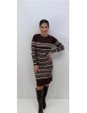 VESTIDO OPORTO MARRON